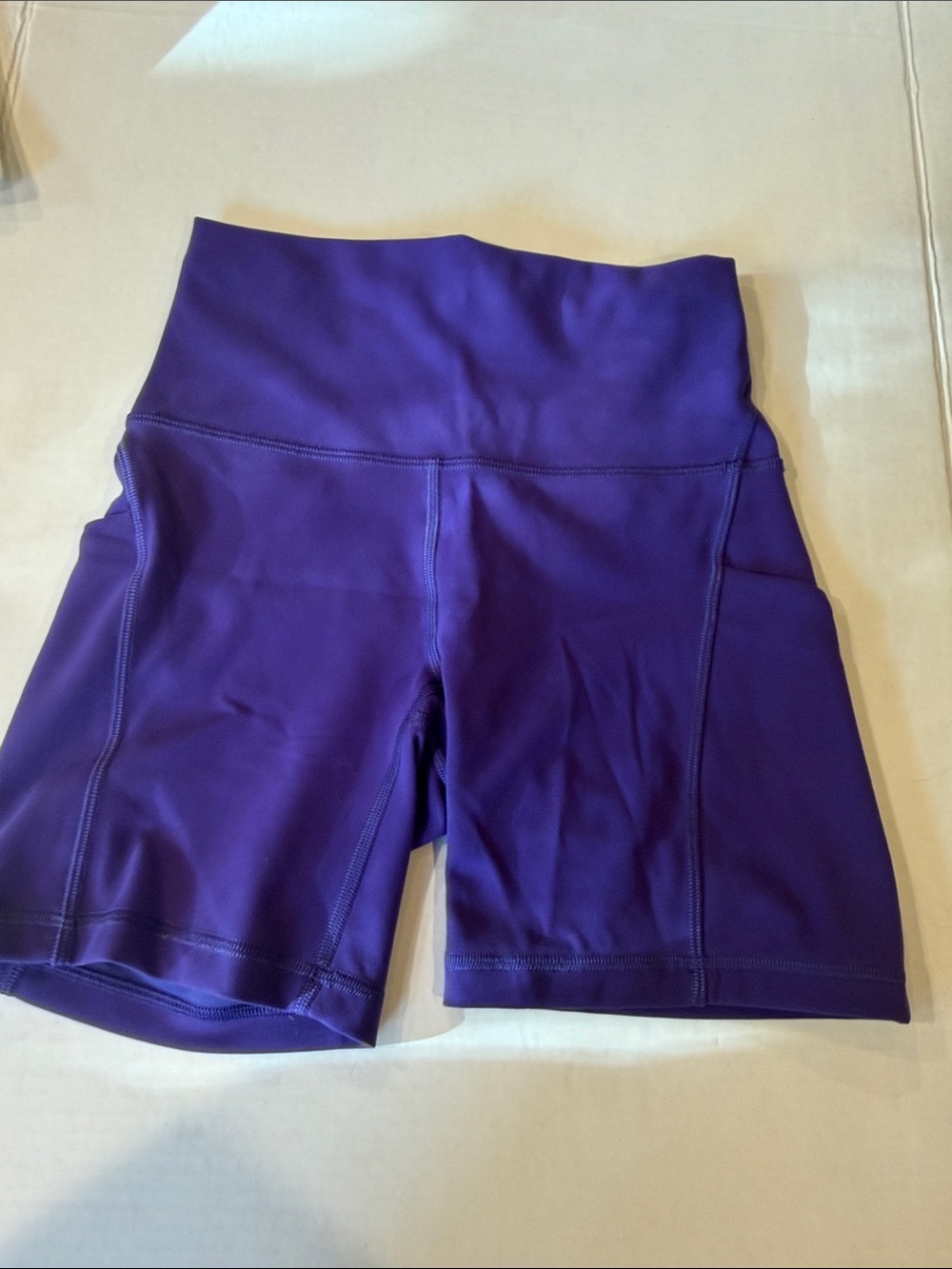 Lululemon High-Waist Purple Women’s Athletic Shorts